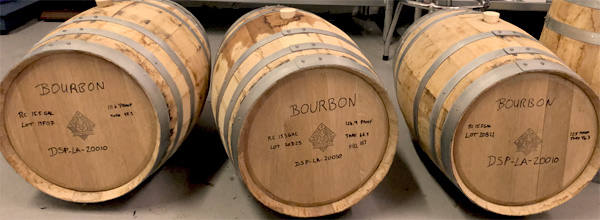 Baton Rouge Distilling Bourbon Barrels