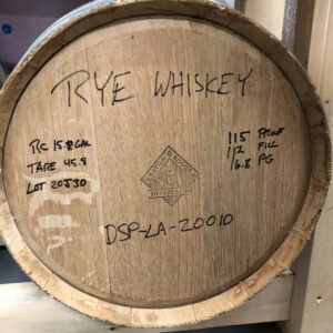Used Rye Whiskey Barrel